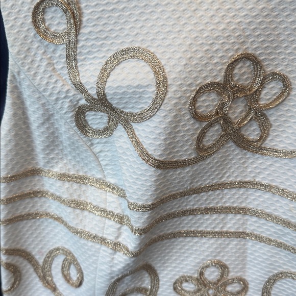 Lilly Pulitzer Lennox Shift Dress “Icing on the Cake”Sz8 - Picture 5 of 9